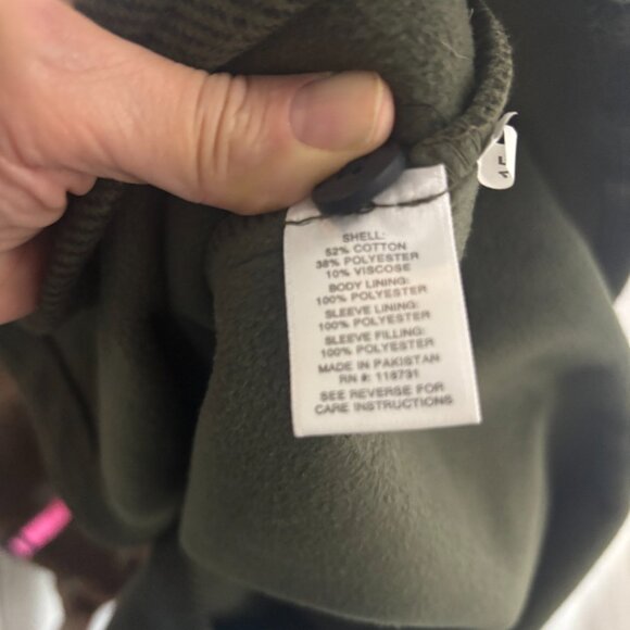 Berkley Jensen Men's Heavyweight Shirt Jacket – Olive Green, XL - Picture 6 of 7